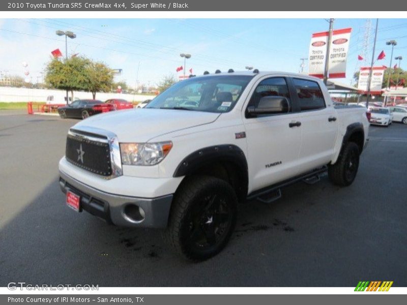 Super White / Black 2010 Toyota Tundra SR5 CrewMax 4x4