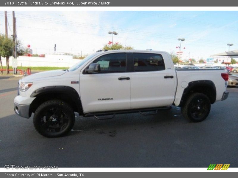 Super White / Black 2010 Toyota Tundra SR5 CrewMax 4x4