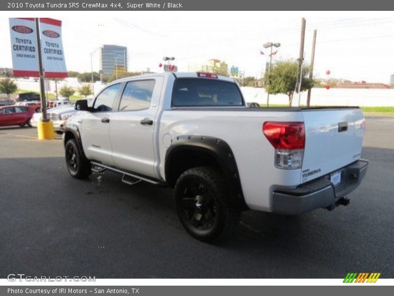 Super White / Black 2010 Toyota Tundra SR5 CrewMax 4x4