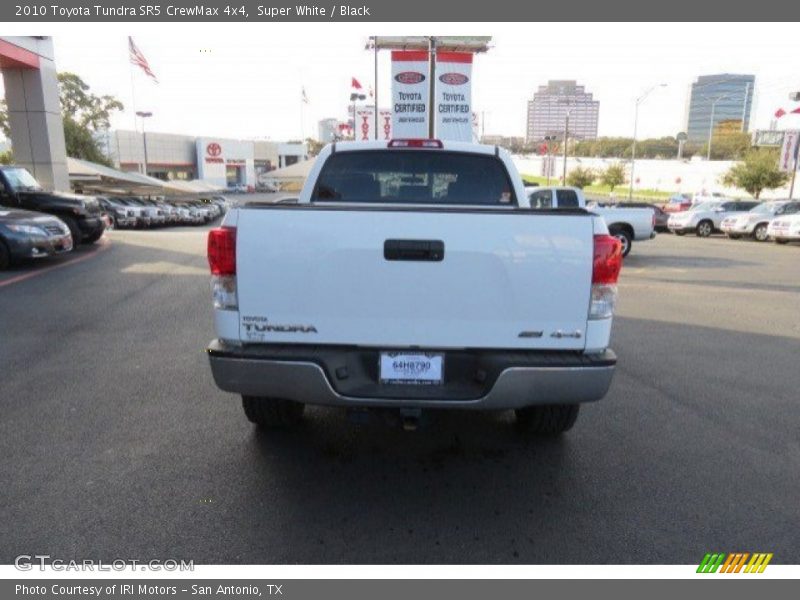 Super White / Black 2010 Toyota Tundra SR5 CrewMax 4x4