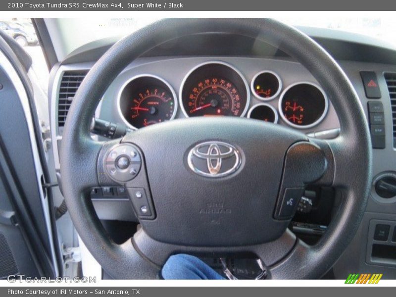 Super White / Black 2010 Toyota Tundra SR5 CrewMax 4x4