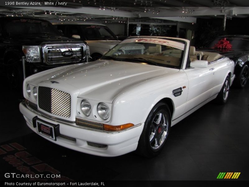 White / Ivory 1998 Bentley Azure