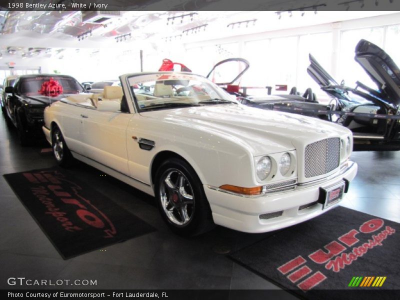 White / Ivory 1998 Bentley Azure