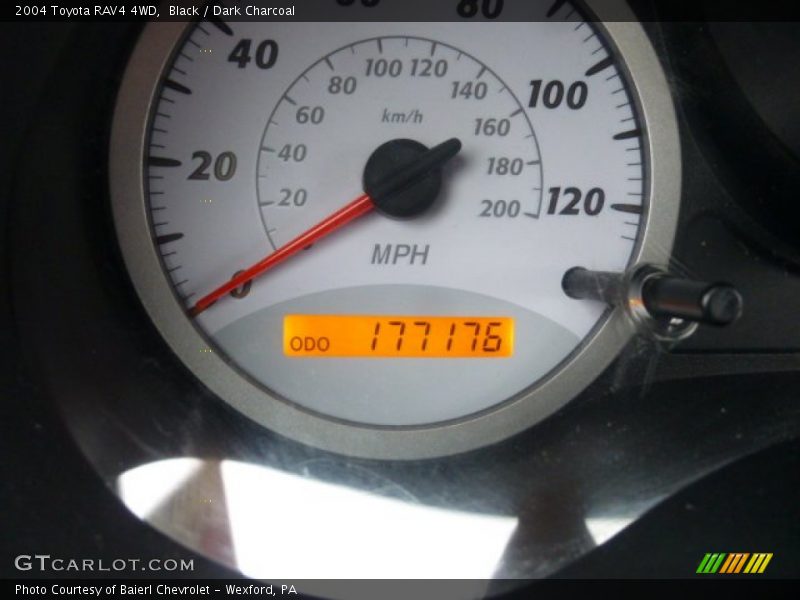 Black / Dark Charcoal 2004 Toyota RAV4 4WD