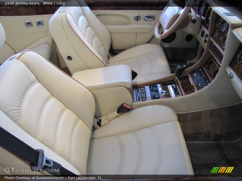 White / Ivory 1998 Bentley Azure