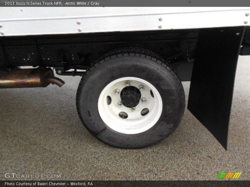 Arctic White / Gray 2013 Isuzu N Series Truck NPR