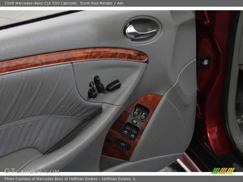 Storm Red Metallic / Ash 2006 Mercedes-Benz CLK 500 Cabriolet