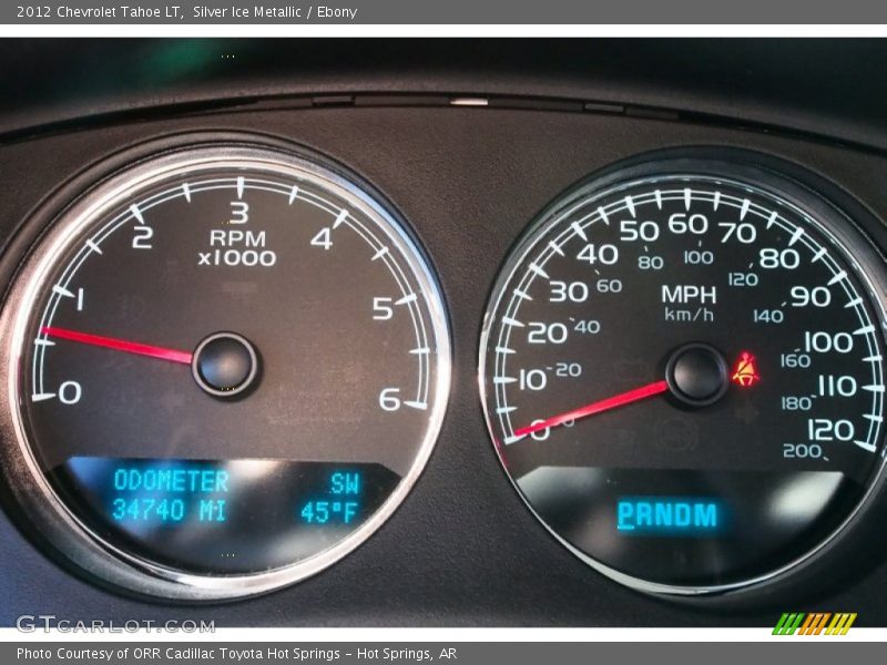 Silver Ice Metallic / Ebony 2012 Chevrolet Tahoe LT