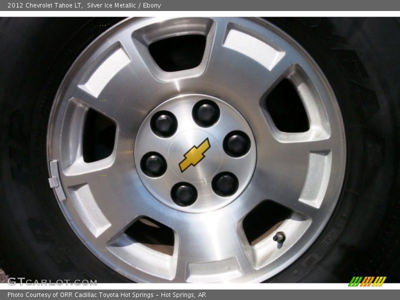 Silver Ice Metallic / Ebony 2012 Chevrolet Tahoe LT