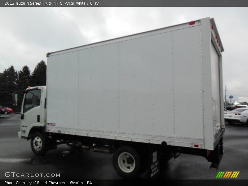 Arctic White / Gray 2013 Isuzu N Series Truck NPR