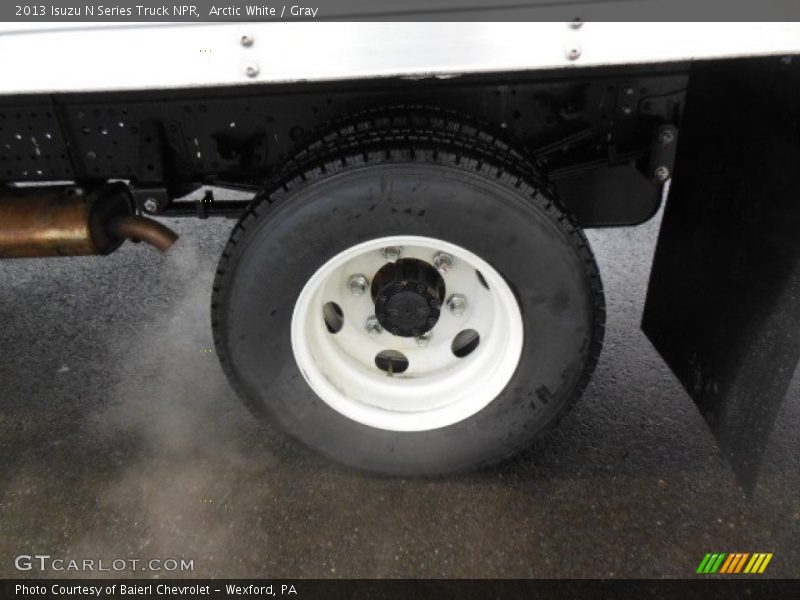 Arctic White / Gray 2013 Isuzu N Series Truck NPR