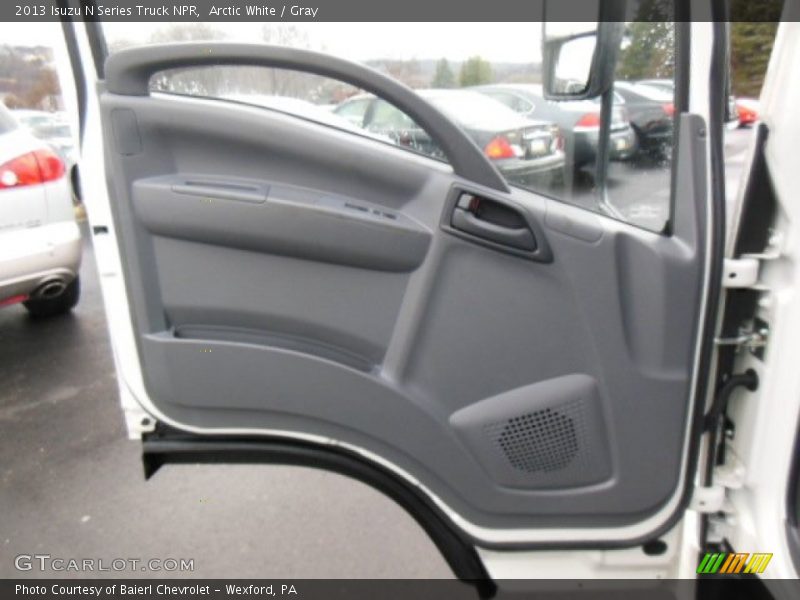 Arctic White / Gray 2013 Isuzu N Series Truck NPR