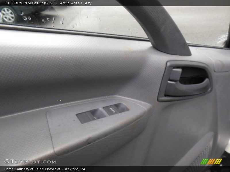 Arctic White / Gray 2013 Isuzu N Series Truck NPR