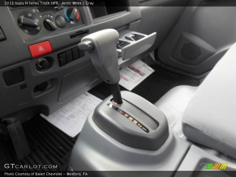 Arctic White / Gray 2013 Isuzu N Series Truck NPR