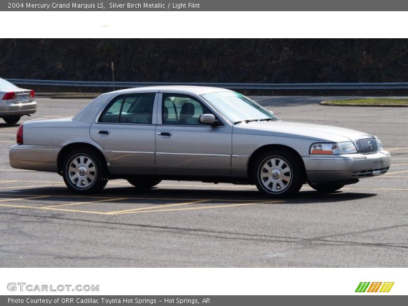 Silver Birch Metallic / Light Flint 2004 Mercury Grand Marquis LS