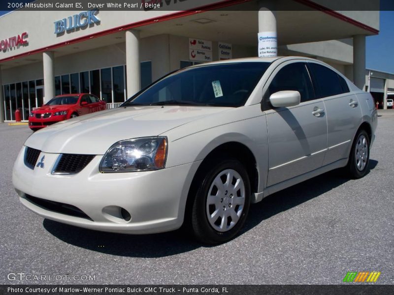Dover White Pearl / Beige 2006 Mitsubishi Galant ES