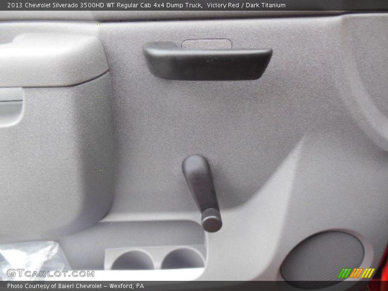 Victory Red / Dark Titanium 2013 Chevrolet Silverado 3500HD WT Regular Cab 4x4 Dump Truck