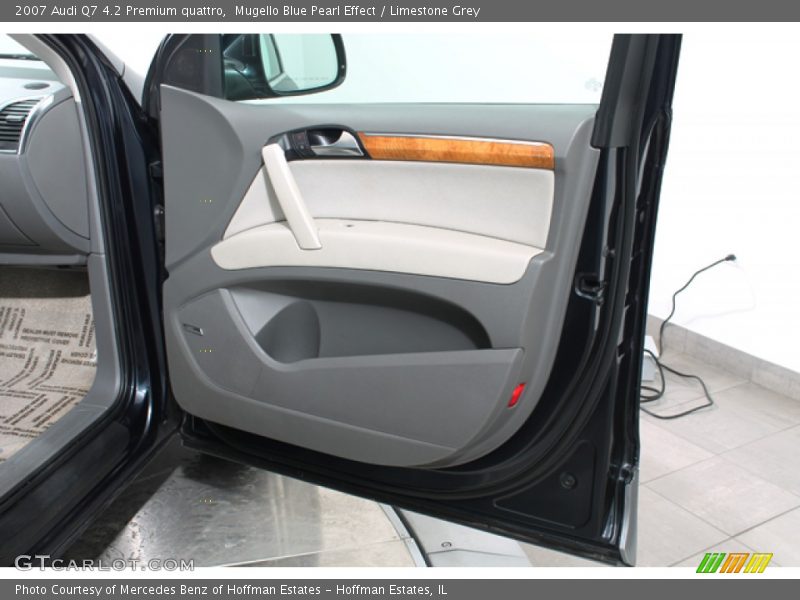 Mugello Blue Pearl Effect / Limestone Grey 2007 Audi Q7 4.2 Premium quattro