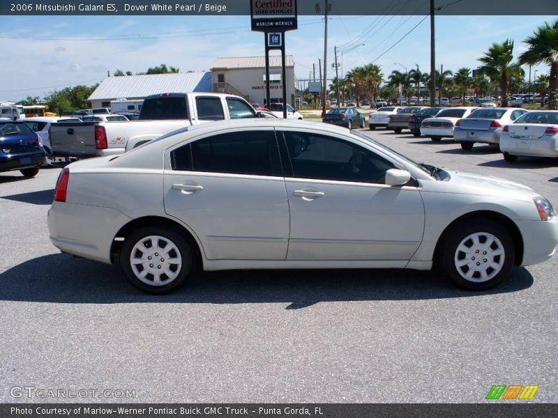 Dover White Pearl / Beige 2006 Mitsubishi Galant ES
