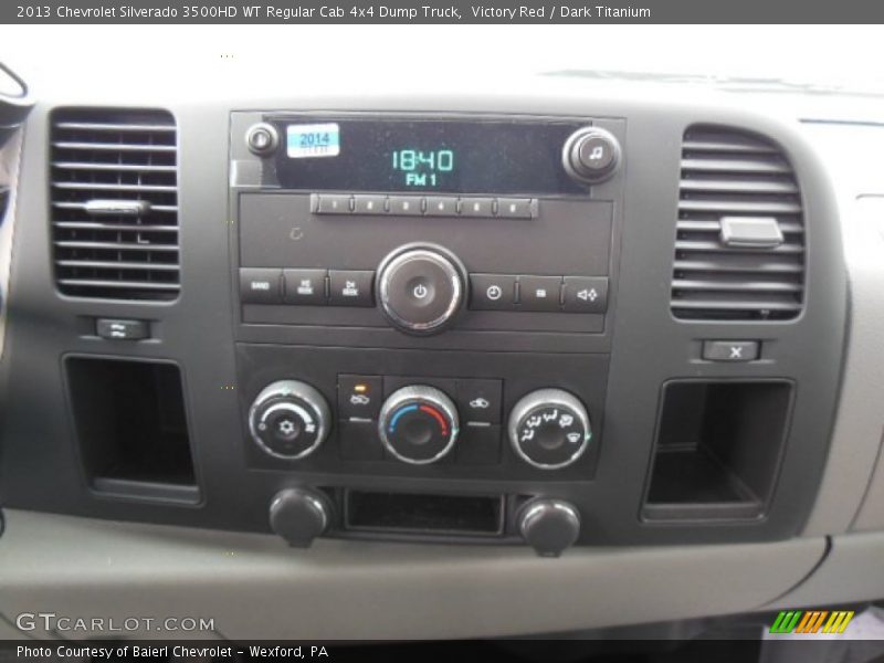 Victory Red / Dark Titanium 2013 Chevrolet Silverado 3500HD WT Regular Cab 4x4 Dump Truck
