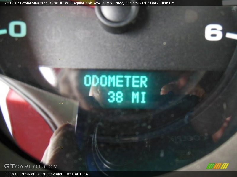 Victory Red / Dark Titanium 2013 Chevrolet Silverado 3500HD WT Regular Cab 4x4 Dump Truck