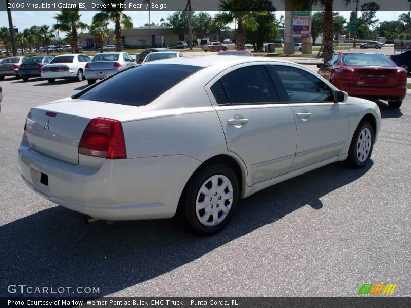 Dover White Pearl / Beige 2006 Mitsubishi Galant ES