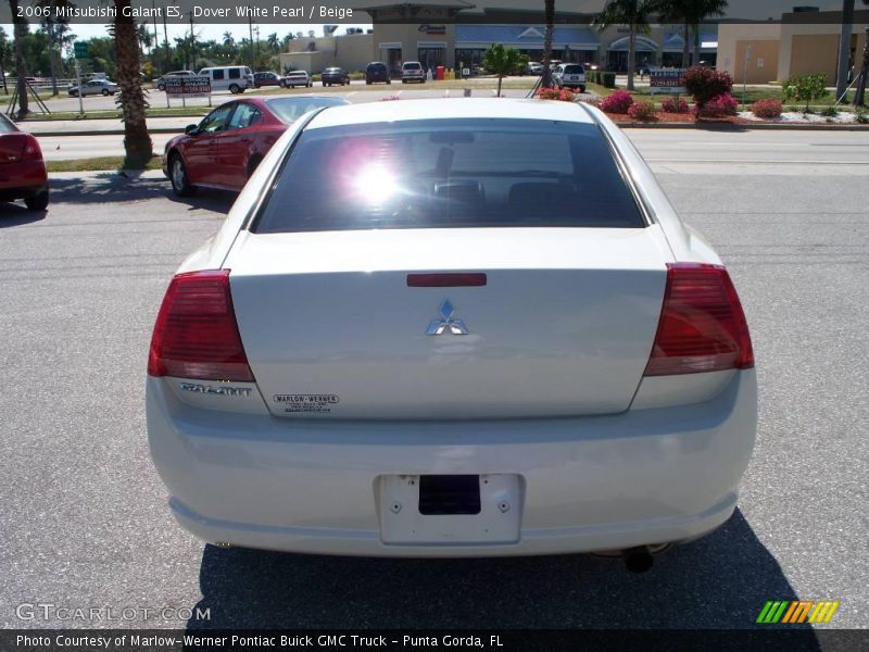 Dover White Pearl / Beige 2006 Mitsubishi Galant ES