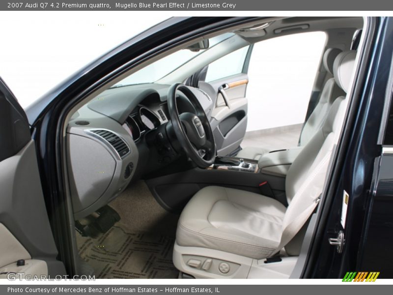 Mugello Blue Pearl Effect / Limestone Grey 2007 Audi Q7 4.2 Premium quattro
