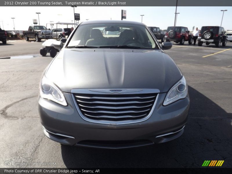 Tungsten Metallic / Black/Light Frost 2012 Chrysler 200 Touring Sedan