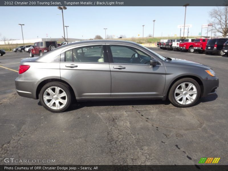 Tungsten Metallic / Black/Light Frost 2012 Chrysler 200 Touring Sedan