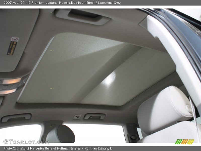Mugello Blue Pearl Effect / Limestone Grey 2007 Audi Q7 4.2 Premium quattro