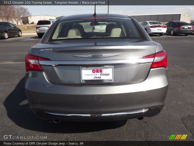 Tungsten Metallic / Black/Light Frost 2012 Chrysler 200 Touring Sedan