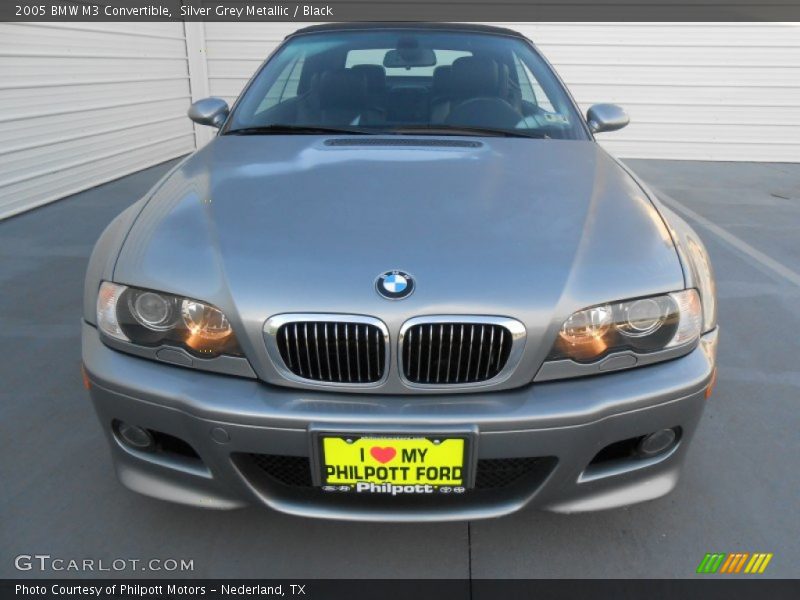 Silver Grey Metallic / Black 2005 BMW M3 Convertible