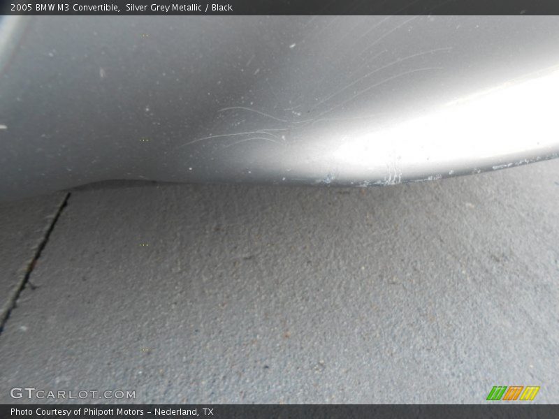 Silver Grey Metallic / Black 2005 BMW M3 Convertible