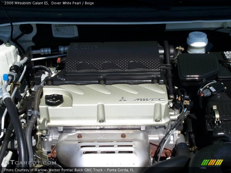 Dover White Pearl / Beige 2006 Mitsubishi Galant ES