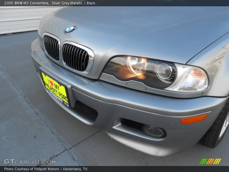 Silver Grey Metallic / Black 2005 BMW M3 Convertible