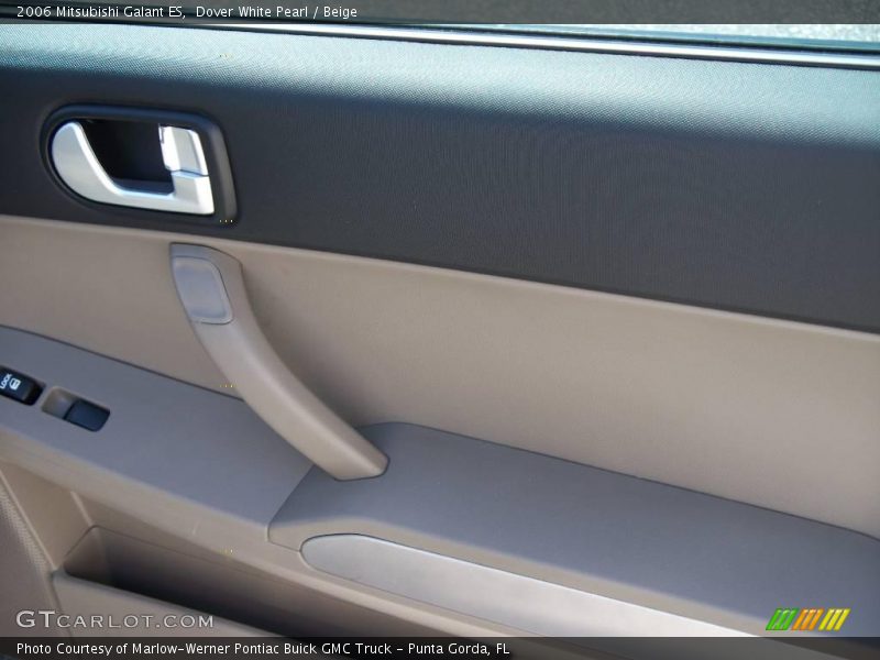 Dover White Pearl / Beige 2006 Mitsubishi Galant ES