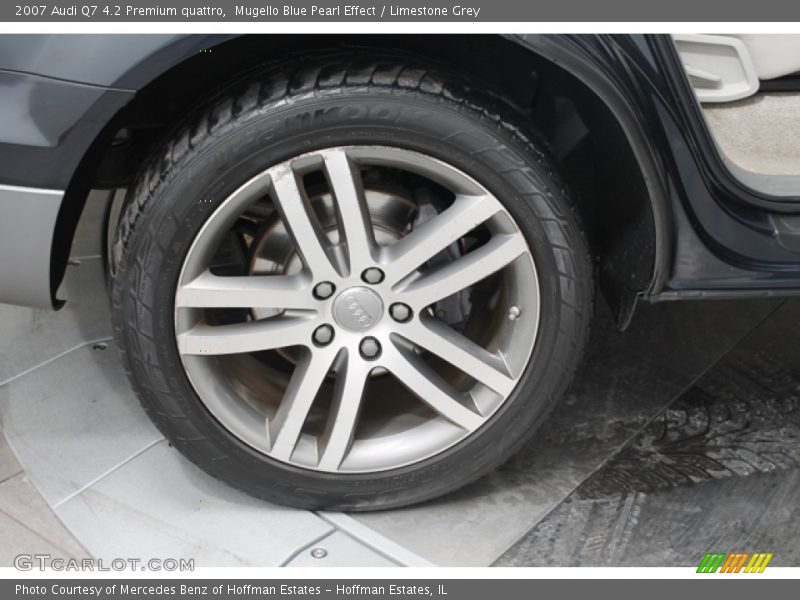 Mugello Blue Pearl Effect / Limestone Grey 2007 Audi Q7 4.2 Premium quattro