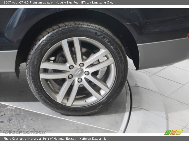 Mugello Blue Pearl Effect / Limestone Grey 2007 Audi Q7 4.2 Premium quattro
