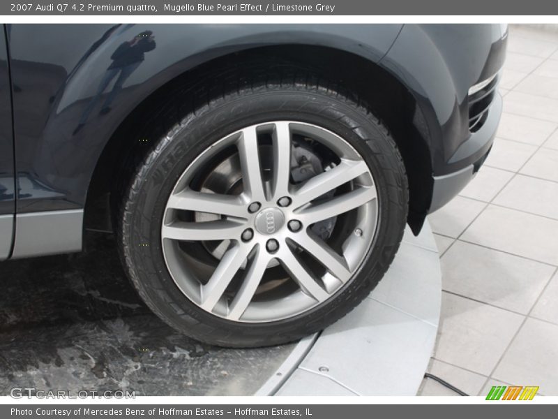 Mugello Blue Pearl Effect / Limestone Grey 2007 Audi Q7 4.2 Premium quattro