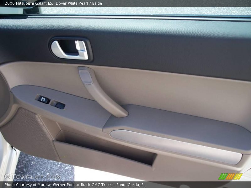 Dover White Pearl / Beige 2006 Mitsubishi Galant ES