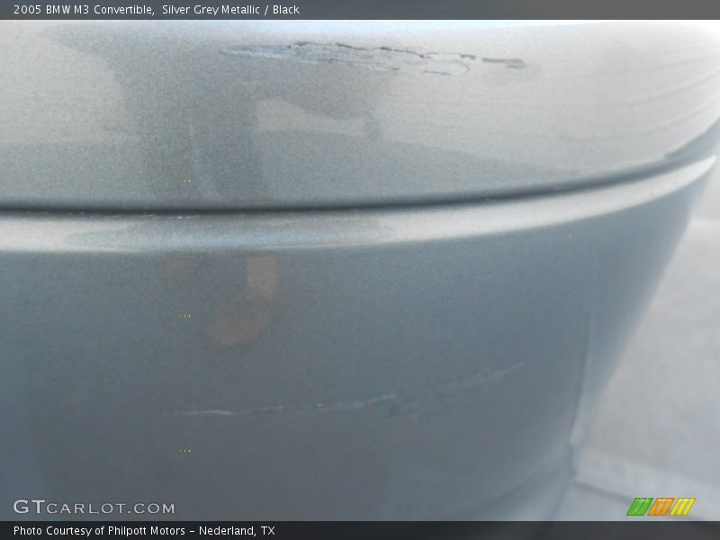 Silver Grey Metallic / Black 2005 BMW M3 Convertible