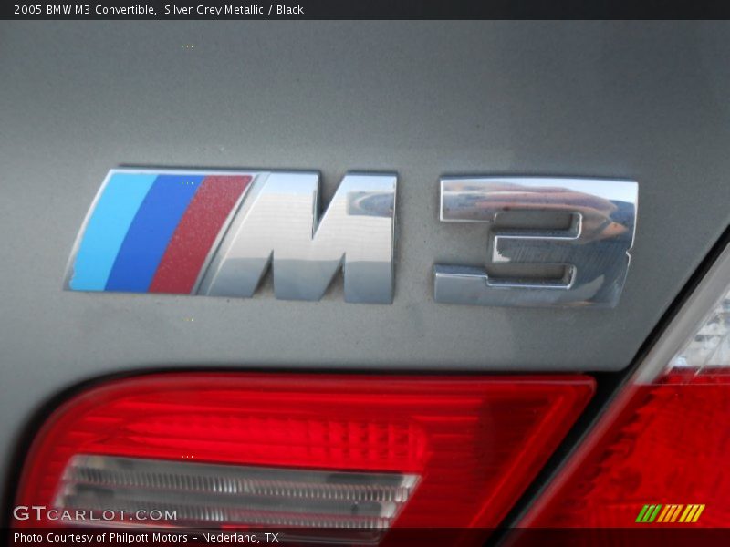 Silver Grey Metallic / Black 2005 BMW M3 Convertible