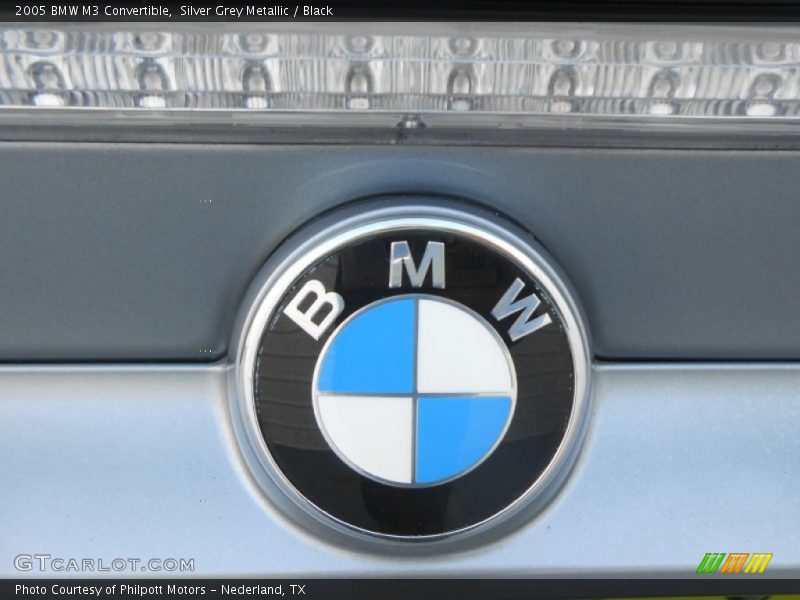 Silver Grey Metallic / Black 2005 BMW M3 Convertible