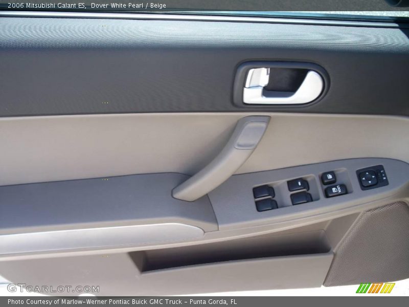 Dover White Pearl / Beige 2006 Mitsubishi Galant ES