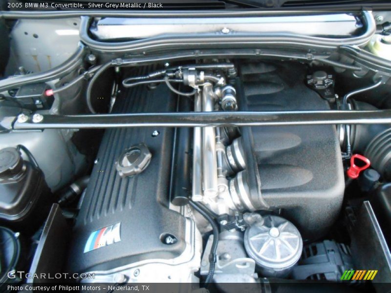 Silver Grey Metallic / Black 2005 BMW M3 Convertible