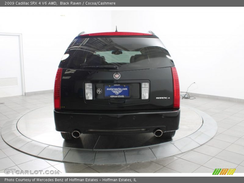 Black Raven / Cocoa/Cashmere 2009 Cadillac SRX 4 V6 AWD