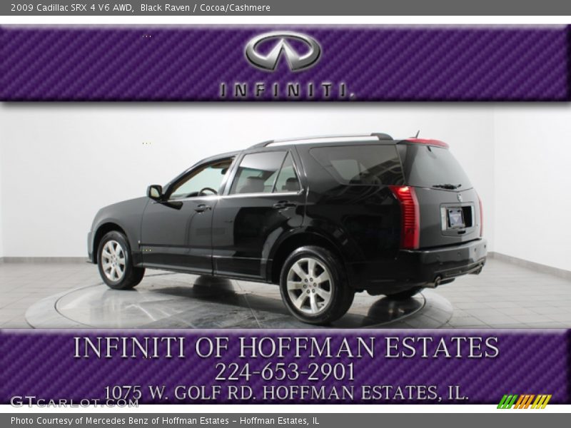 Black Raven / Cocoa/Cashmere 2009 Cadillac SRX 4 V6 AWD