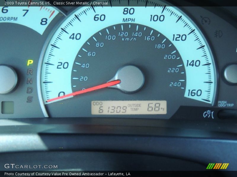 Classic Silver Metallic / Charcoal 2009 Toyota Camry SE V6