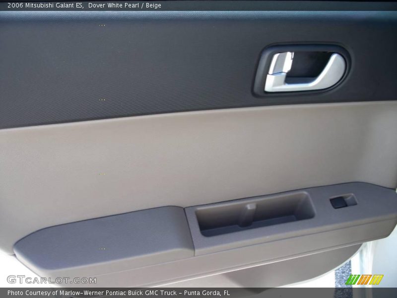 Dover White Pearl / Beige 2006 Mitsubishi Galant ES